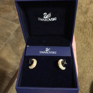 Swarovski crystal hoops